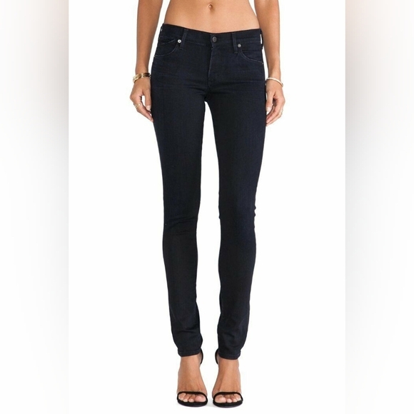 Citzens of Humanity Avedon Black Skinny Jeans 27 - Picture 1 of 14